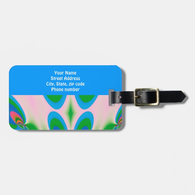 Happy Spring Luggage Tag (Front Horizontal)