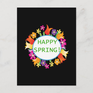 Happy Spring Postcard