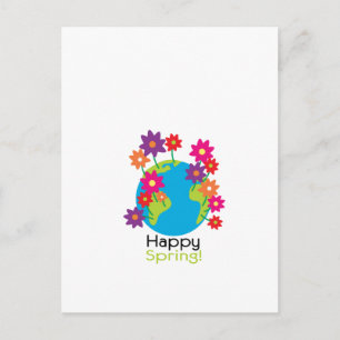 Happy Spring Postcard