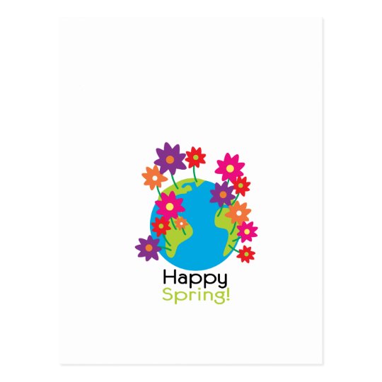 Happy Spring Postcard