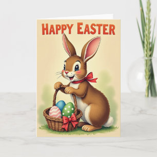 Happy Spring Rabbit Card