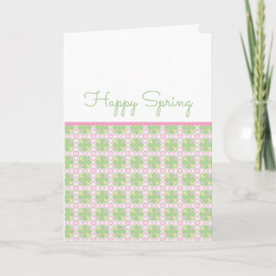 HAPPY SPRING Sweet Pastel Colours Easter Mum Note Card