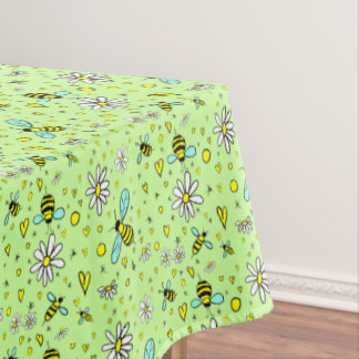 happy spring tablecloth