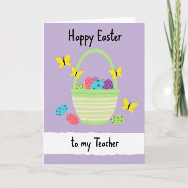 Happy Spring Teacher Card (Front)