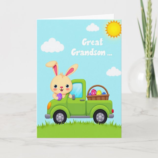 Happy Springtime Truck Card (Front)