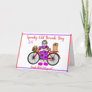 Happy Spunky Old Broads Day February 1st Card