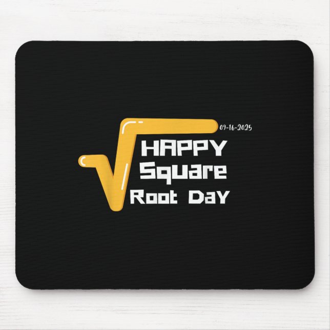 Happy Square Root Day Men Women Kids  Mouse Mat (Front)