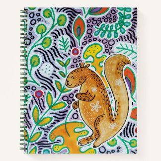 Happy Squirrel Sketchpad Notebook