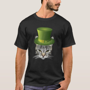Happy St Catrick s Day St Patrick s Day Funny Cat T-Shirt