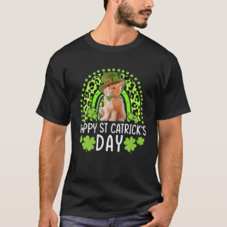 Happy St Catricks Day Cat Lover Kitten Patrick's D T-Shirt