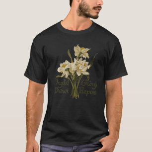 Happy St Davids Day Artistic Bouquet Of March Daff T-Shirt