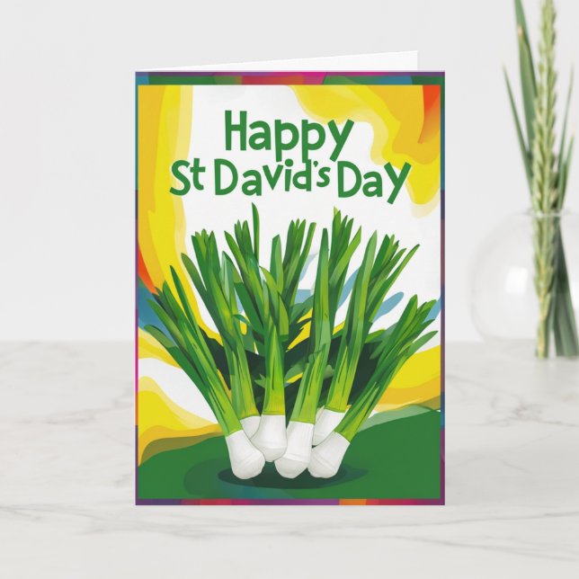Happy St David's Day Card (Front)
