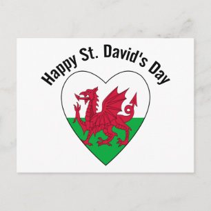 Happy St. David's Day Postcard