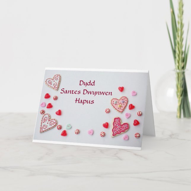 Happy St Dwynwen's Day Holiday Card (Front)