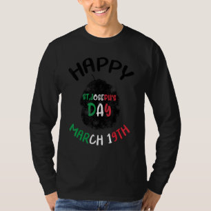 Happy St Joseph's Day Jesus Sfingi Zeppole Christ T-Shirt