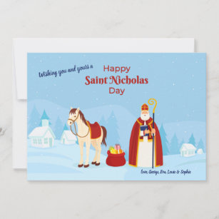 Happy St. Nicholas Day Greeting Card
