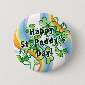 Happy St. Paddy's Day 6 Cm Round Badge