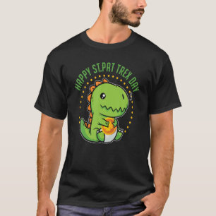 Happy St. Pat Rex Day Cute Dinosaur St. Patrick's T-Shirt