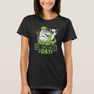 Happy St Pat Rex Day Dinosaur St Patrick Decoratio T-Shirt