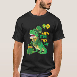 Happy St. Pat Rex Day Dinosaur St. Patrick's Day T-Shirt
