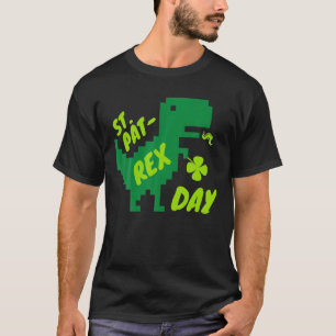 Happy St Pat-Rex Day, Pat-Rex Dinosaur, St Patrick T-Shirt