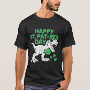 Happy St Pat Rex Day Shirt St Patricks Dinosaur To