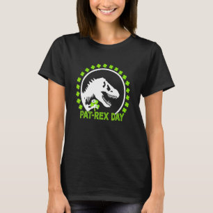 Happy St Pat Rex Day St Patrick Patrex Dinosaur T-Shirt