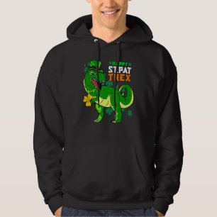 Happy St Pat Rex Dinosaur Saint Patrick S Day For Hoodie