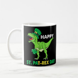 Happy St Pat Rex Dinosaur Saint Patrick's Day For  Coffee Mug