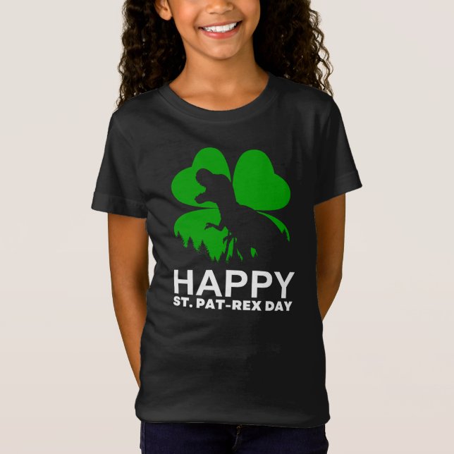 Happy St Pat Rex T-Shirt (Front)