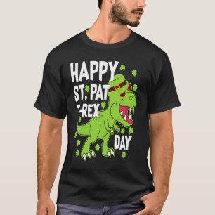 Happy St Pat Trex Day Dino St Patricks Day Kids To T-Shirt