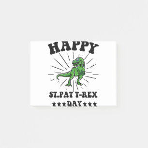 Happy St Pat Trex Day Dino St Patricks Day Post-it Notes