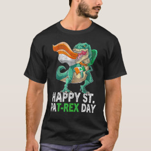 Happy St Pat Trex Day  Dino St Patricks Day Toddle T-Shirt