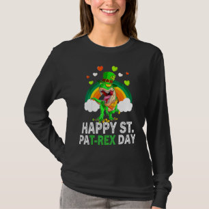 Happy St Pat Trex Day Dino St Patricks Day Toddle T-Shirt