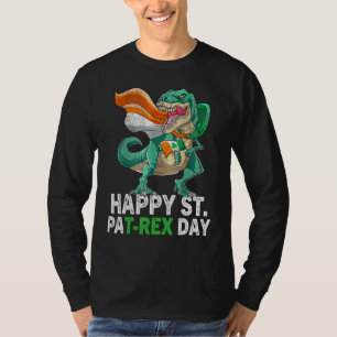Happy St Pat Trex Day  Dino St Patricks Day Toddle T-Shirt