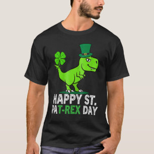 Happy St Pat Trex Day  Dino St Patricks Day Toddle T-Shirt