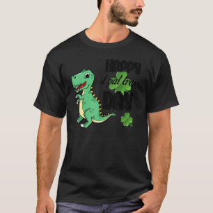 Happy St Pat Trex Day Dino St Patricks Day Toddler T-Shirt