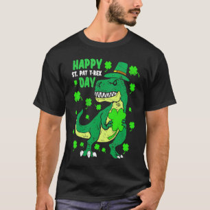 Happy St Pat Trex Day Dino St Patricks Day Toddler T-Shirt