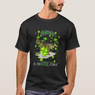 Happy St Pat Trex Day Dino St Patricks Day Toddler T-Shirt