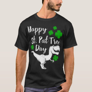 Happy St Pat Trex Day Dinosaur St Patricks Day T-Shirt