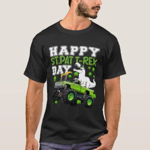 Happy St Pat Trex Day Dinosaur St Patricks Day Tod T-Shirt