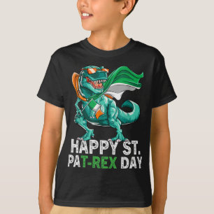 Happy St Pat Trex Day Dinosaur Toddler St Patricks T-Shirt