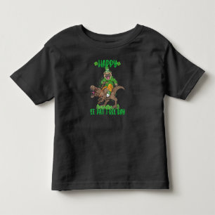 Happy St Pat Trex Day Dinosaur Toddler St Patricks T-Shirt