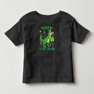 Happy St Pat Trex Day Dinosaur Toddler St Patricks T-Shirt