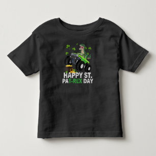 Happy St Pat Trex Day Dinosaur Toddler St Patricks T-Shirt