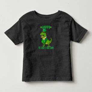Happy St Pat Trex Day Dinosaur Toddler St Patricks T-Shirt