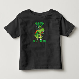 Happy St Pat Trex Day Dinosaur Toddler St Patricks T-Shirt