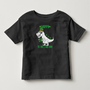 Happy St Pat Trex Day Dinosaur Toddler St Patricks T-Shirt