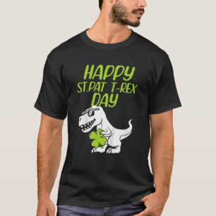 Happy St Pat Trex Day Patricks Day Toddler T-Shirt