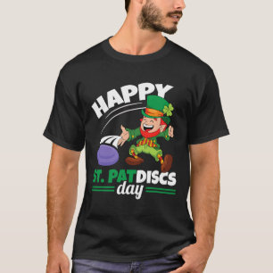 Happy St Patdiscs Patricks Day Ultimate Frisbee Di T-Shirt